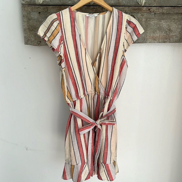 Linen blend sun dress - Picture 1 of 8